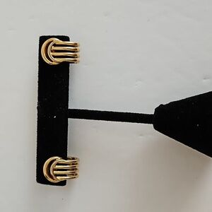 MONET Goldtone Small Pierced Earrings